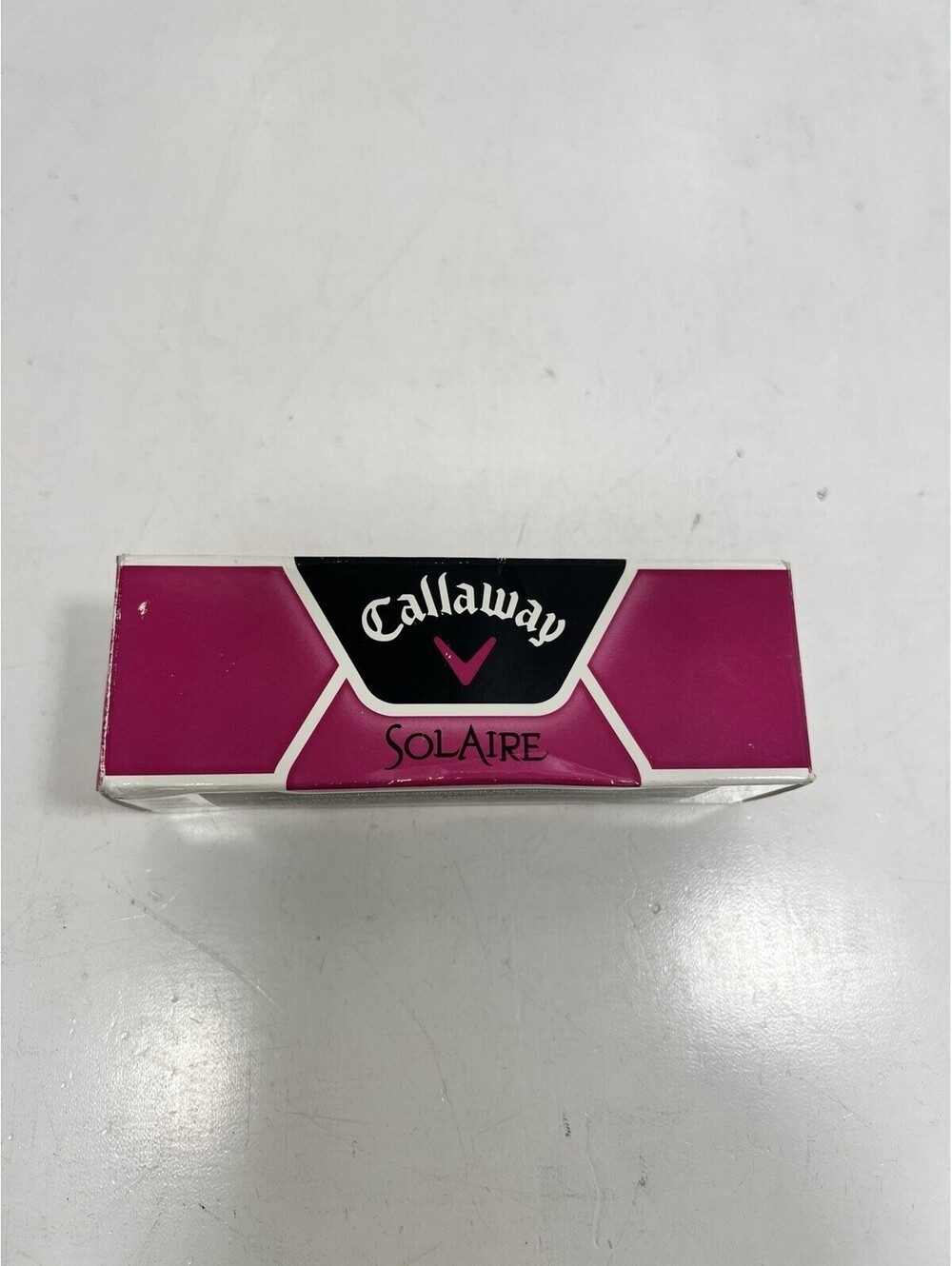 Callaway Solaire Pink  Color Golf Balls 1 Sleeve (3 Balls) - New Made In USA
